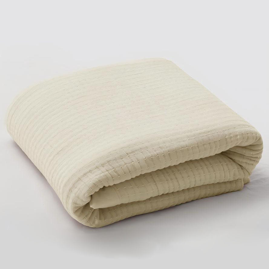 Artisan-Stitched Cotton Blanket