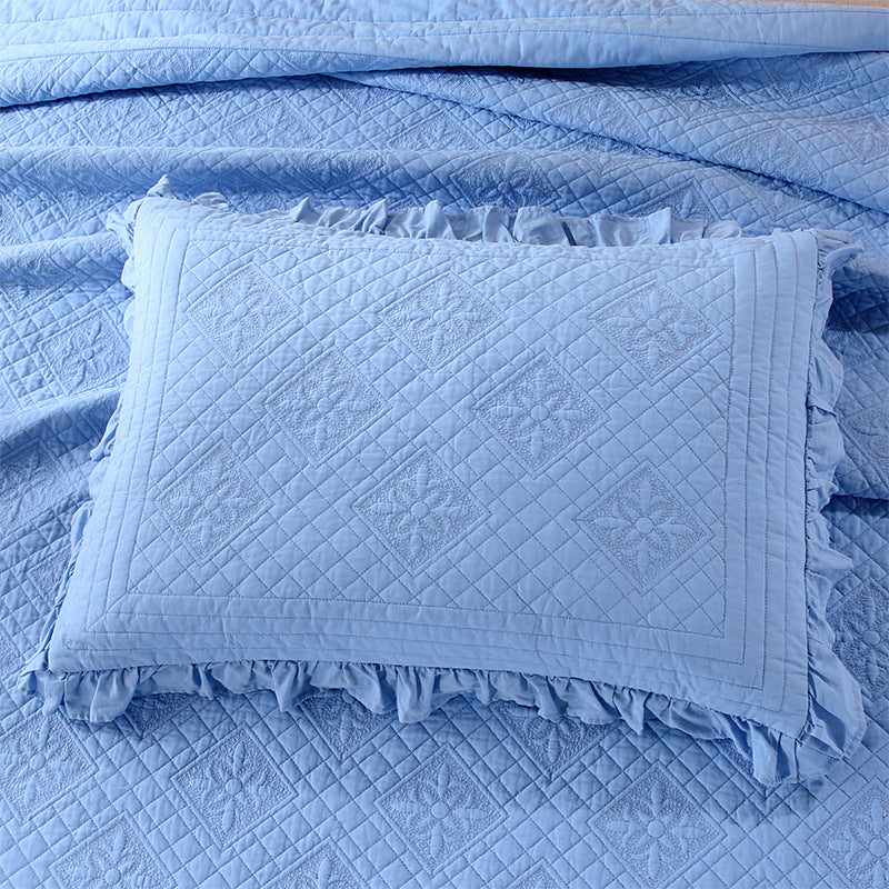 Clearance Washable Pure Cotton Quilt With Fungus Trim King Size