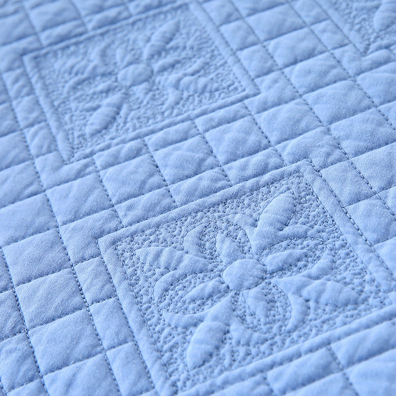 Clearance Washable Pure Cotton Quilt With Fungus Trim King Size