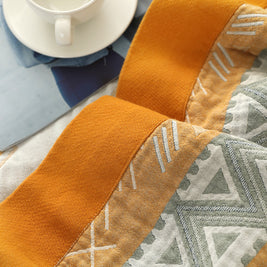 Patterned Five-layer Cotton Throw Blanket