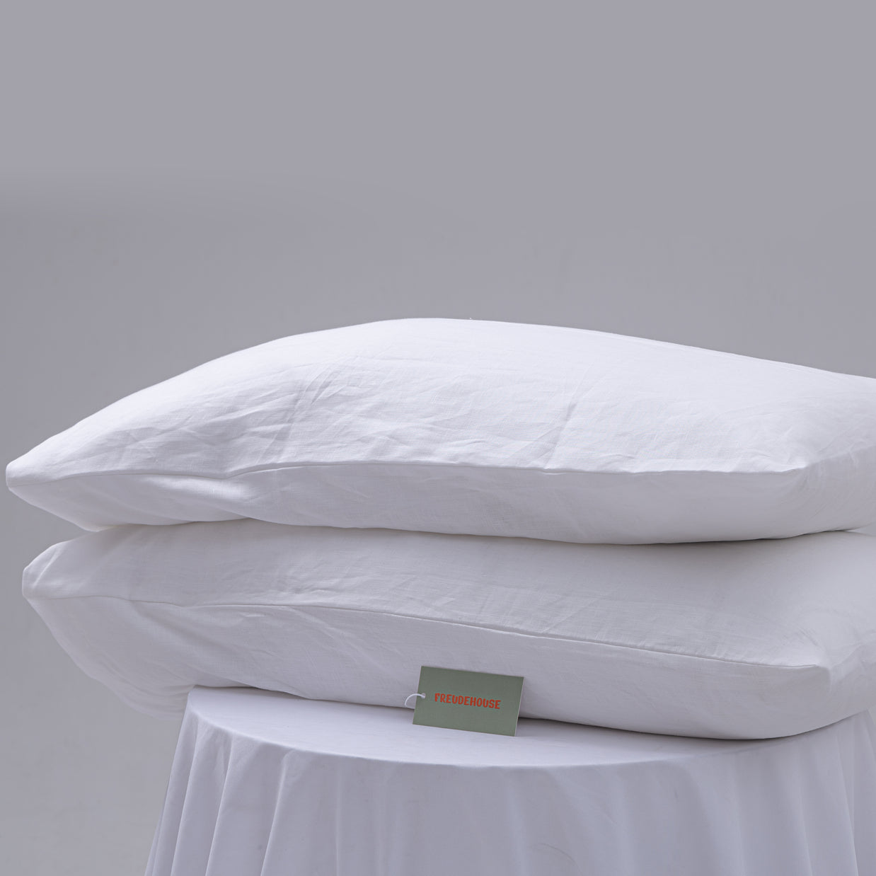 Washable Linen Pillowcases 4 Pieces