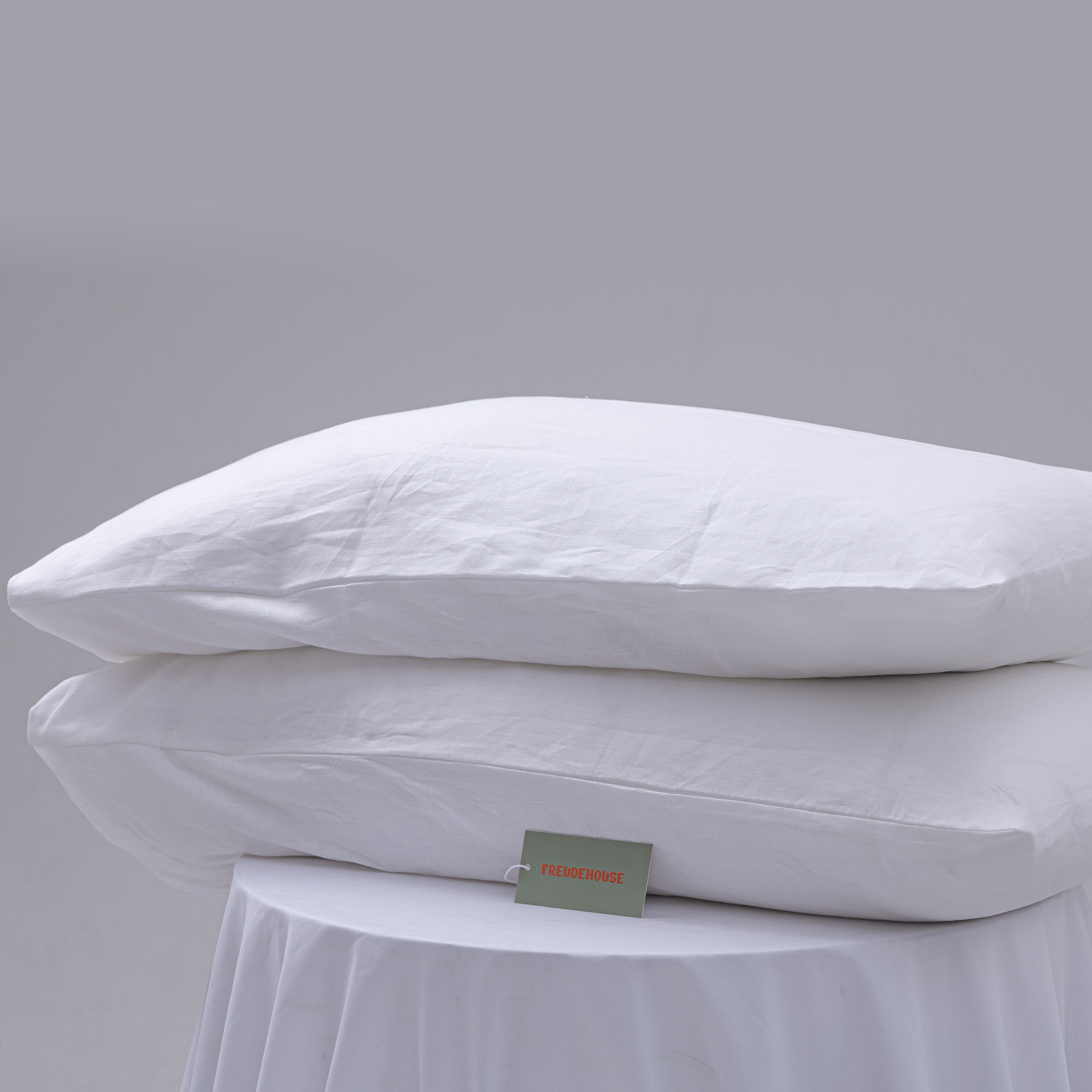 Washable Linen Pillowcases 4 Pieces
