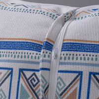 Pure Cotton Knitted Pillow - Geometric