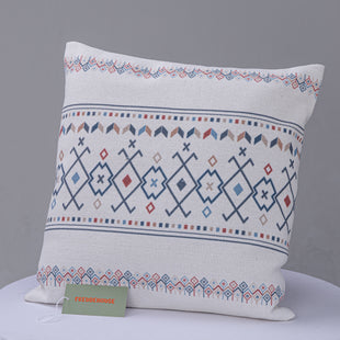 Pure Cotton Knitted Pillow - Symbols