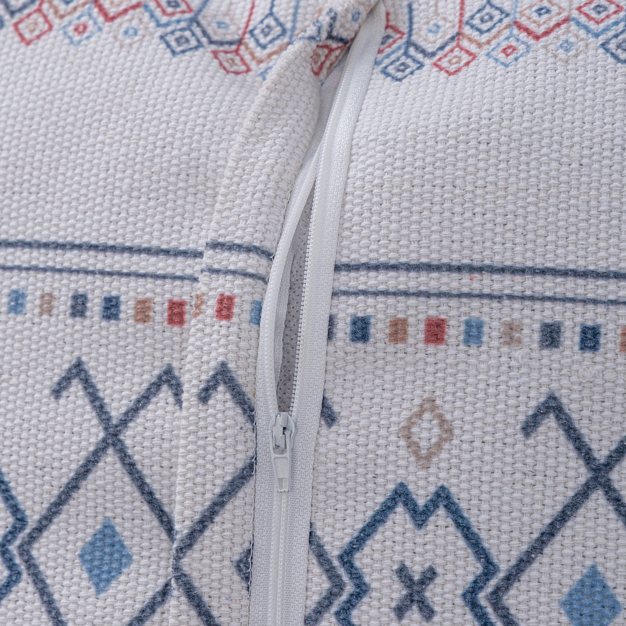 Pure Cotton Knitted Pillow - Symbols