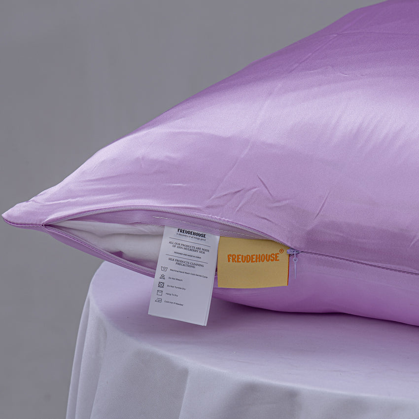 19 Momme Silk Pillowcase Lavender