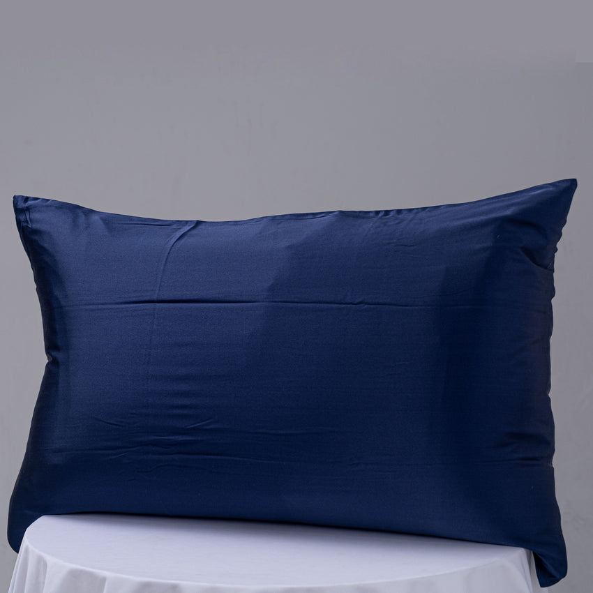 19 Momme Silk Pillowcase Navy Blue