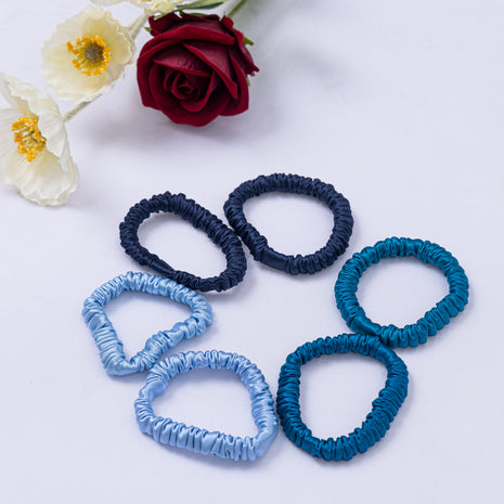 Skinny Silk Scrunchies Set