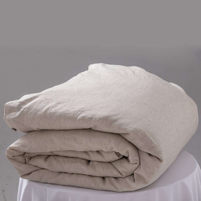 Ultra Cozy Linen Duvet Cover Natural Color