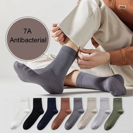7A Grade Antibacterial Cotton Socks For Men(8 Packs)