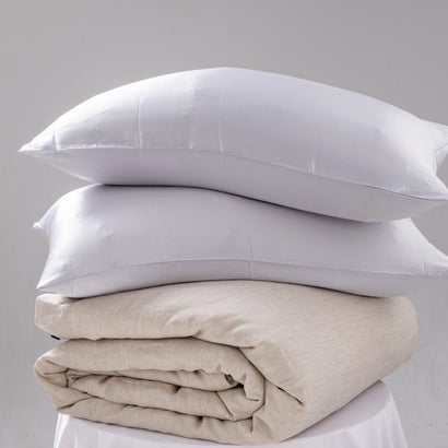 Ultra Cozy Linen Duvet Cover White