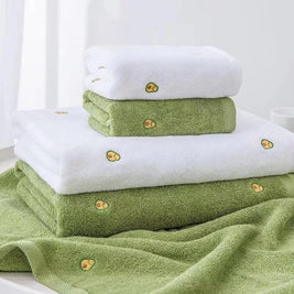 Avocado Print Cotton Towel Set