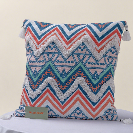 Pure Cotton Knitted Pillow - Fluffy