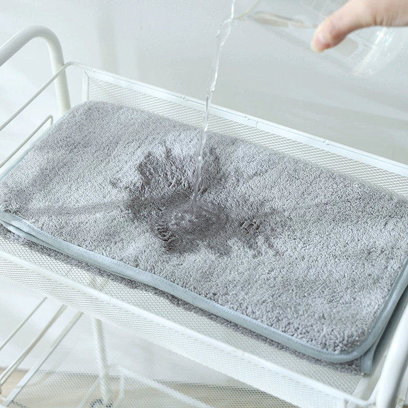 Premium Thick Cotton Towel Set with Elegant Edging