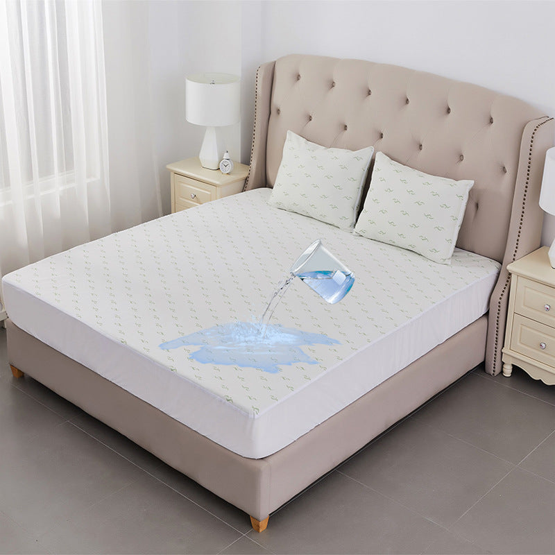 Waterproof Bamboo Air-layer Mattress Cover Fitted Sheet