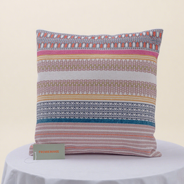 Pure Cotton Knitted Pillow - Waves Game