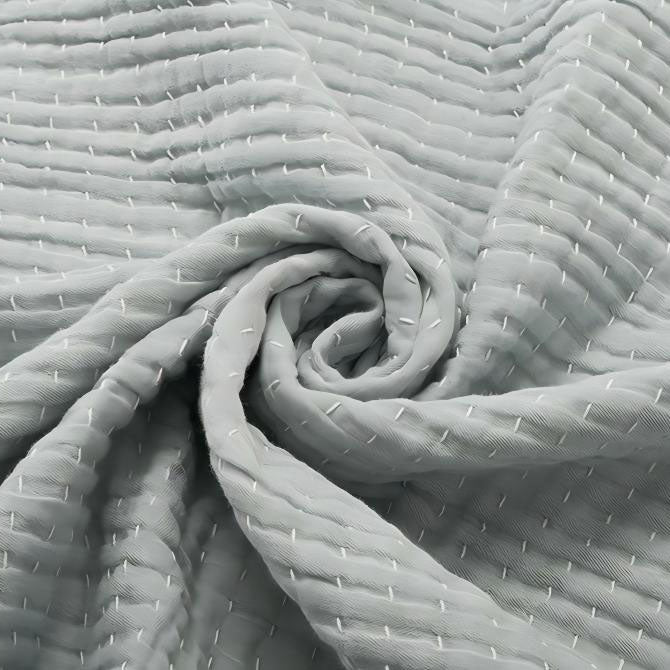 Artisan-Stitched Cotton Blanket