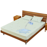 Waterproof Bamboo Air-layer Mattress Cover Fitted Sheet