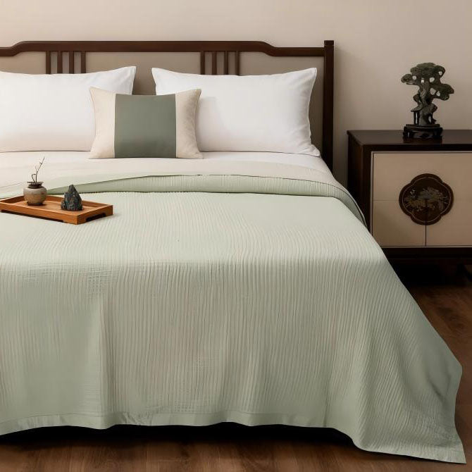Artisan-Stitched Cotton Blanket