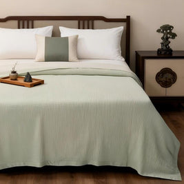 Artisan-Stitched Cotton Blanket