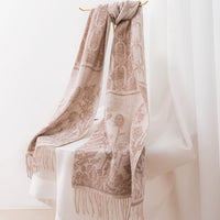 Ultra Soft Jacquard Wool Scarf