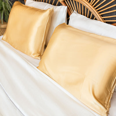 22 Momme Silk Pillowcase Golden