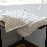 Ultra Soft Waffle Cotton Towels