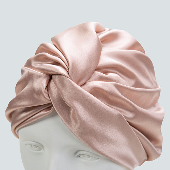 Luxurious 19 Momme Double-Sided Silk Sleep Cap
