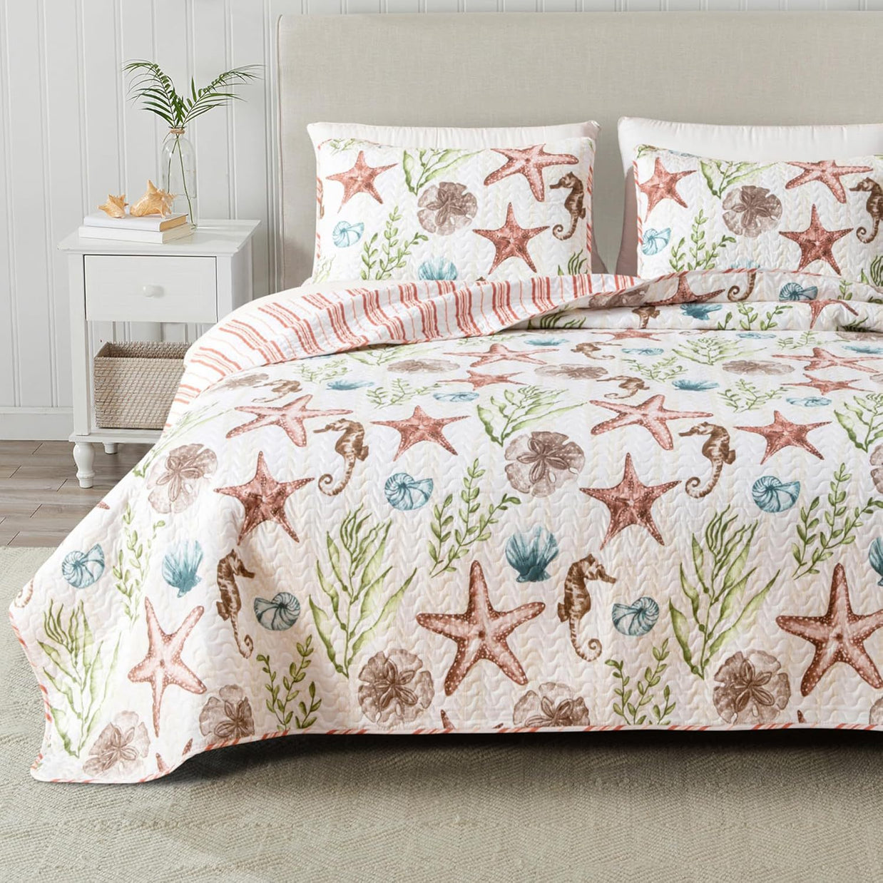Sea Series Pure Cotton Quilt Set