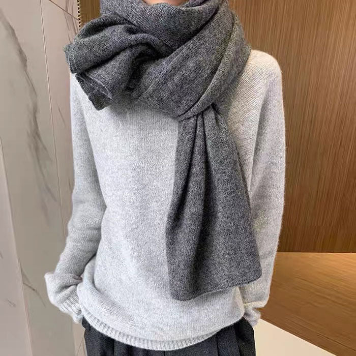 Women's Knitted Wool Shawl