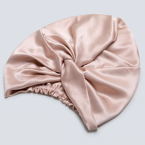 Luxurious 19 Momme Double-Sided Silk Sleep Cap