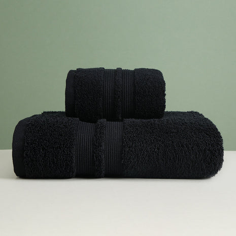 Solid Color Cotton Towel Set