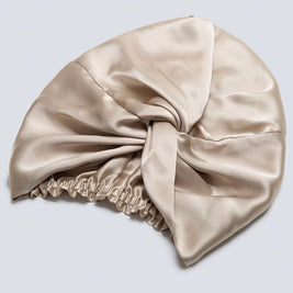 Luxurious 19 Momme Double-Sided Silk Sleep Cap