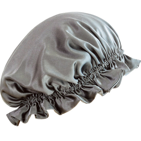 19 Momme Reversible Ruffled Silk Sleep Cap