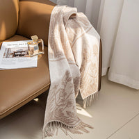 Ultra Soft Jacquard Wool Scarf