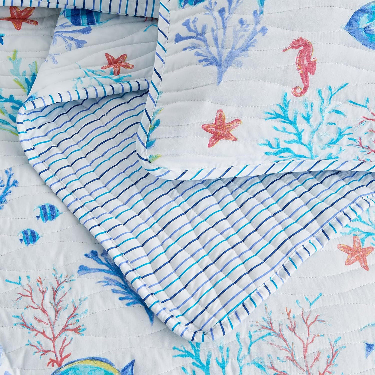 Sea Series Pure Cotton Quilt Set