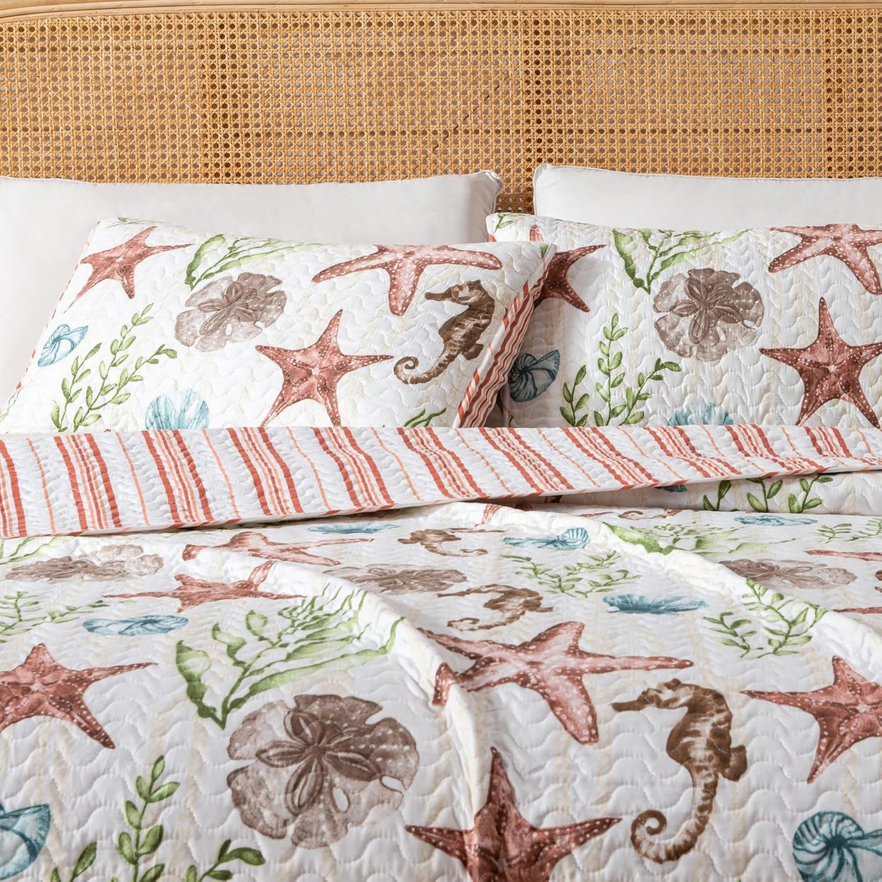 Sea Series Pure Cotton Quilt Set