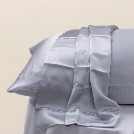 19 Momme Silk Pillowcase Silver Gray